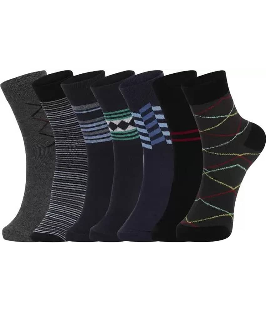 Cavenders Pack of 5 Men's Cotton Blend Ankle Length Socks ( Multicolor 1 ) - Socks | Buy online on ZillyBuy