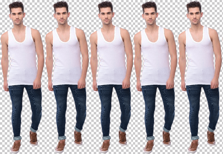 D1 DIFFERENT ONE Pack of 5 Cotton Basic Vest For Men ( White ) D1 DIFFERENT ONE Pack of 5 Cotton Basic Vest For Men ( White )