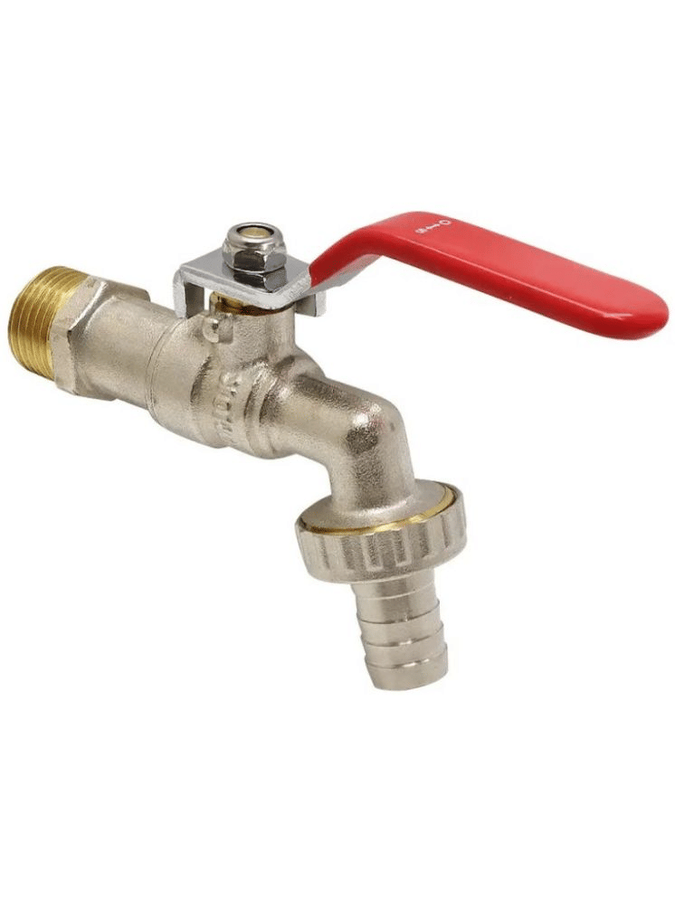 Dalton Brass Nozzle 1/2" Nozzle Tap for Washing Machine Brass Wash Basin Tap (Pillar Cock)