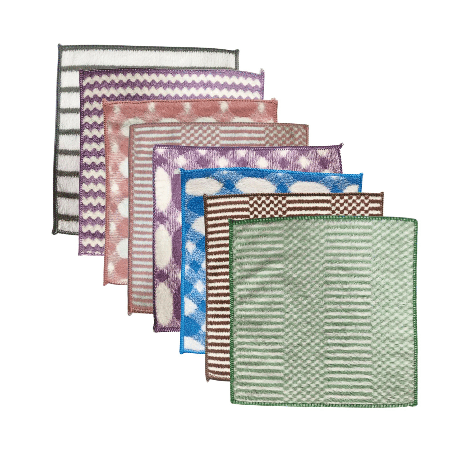     			Extra Soft and Super Absorbent Face Towel Handkerchief For Women (25 x 25 CM) Pack of 8