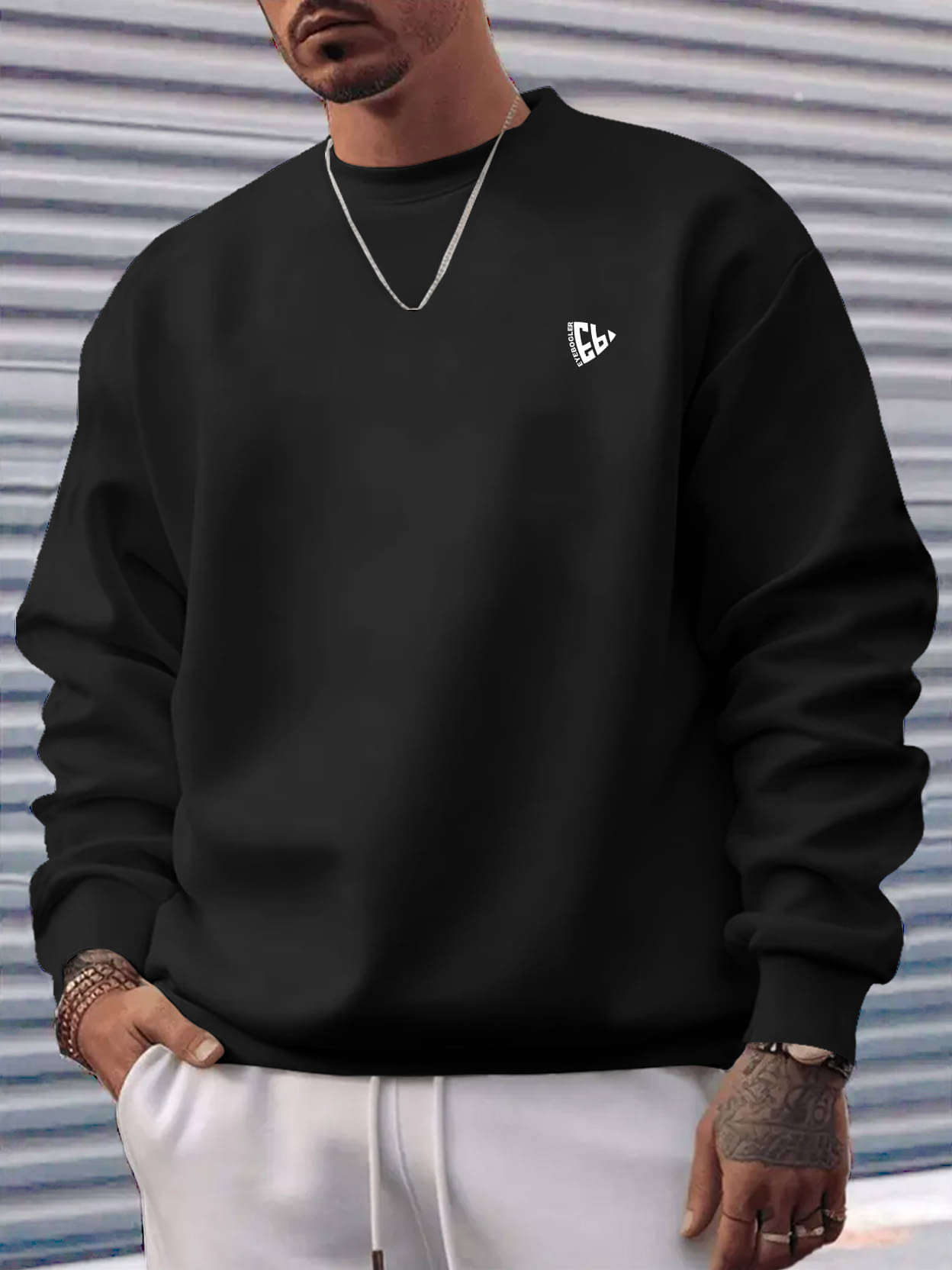 Eyebogler Fleece Round Neck Men's Sweatshirt - Black ( Pack of 1 ) Eyebogler Fleece Round Neck Men's Sweatshirt - Black ( Pack of 1 )