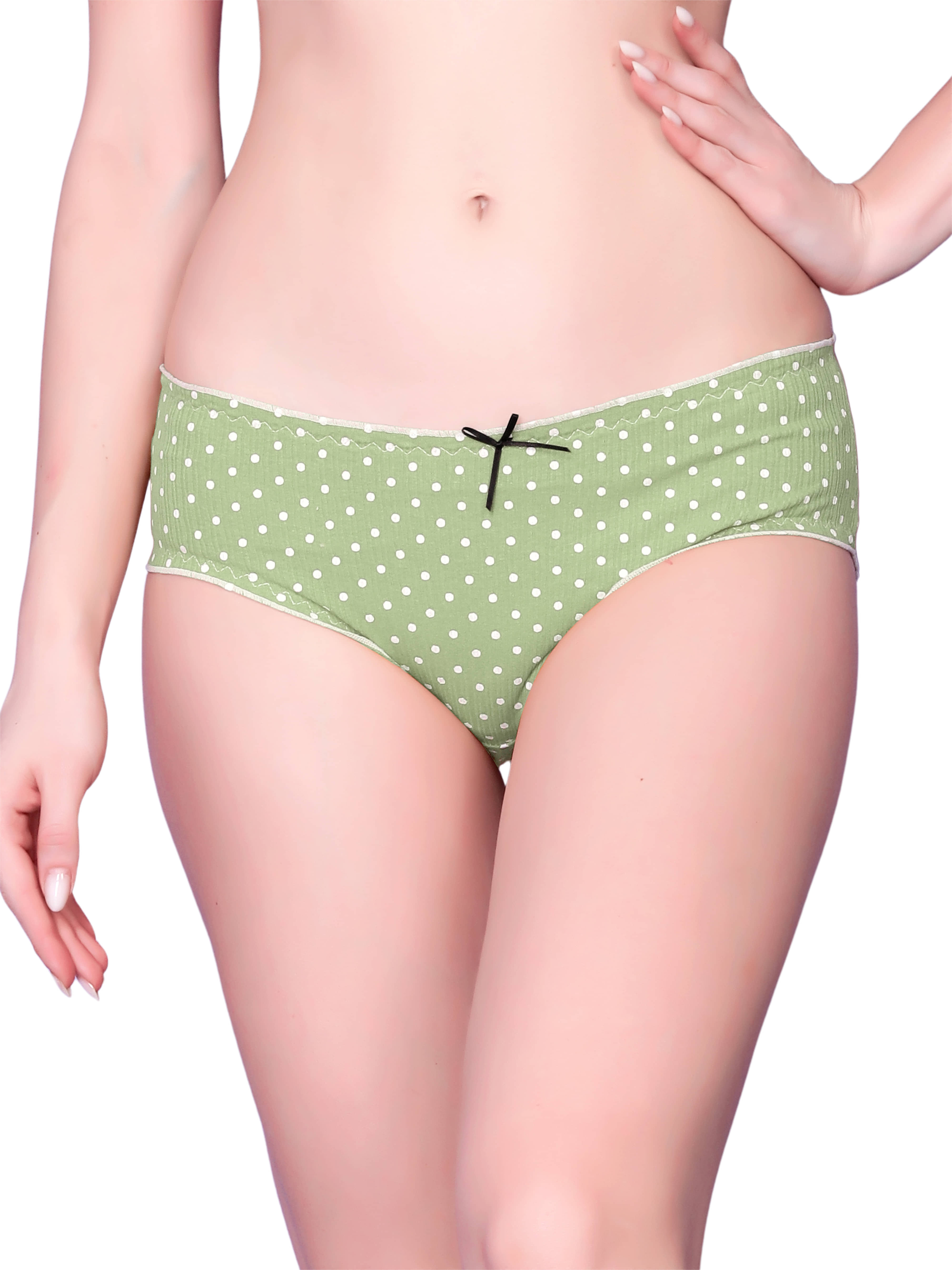 Flenzy Pack of 1 Nylon Hipster For Women ( Green )