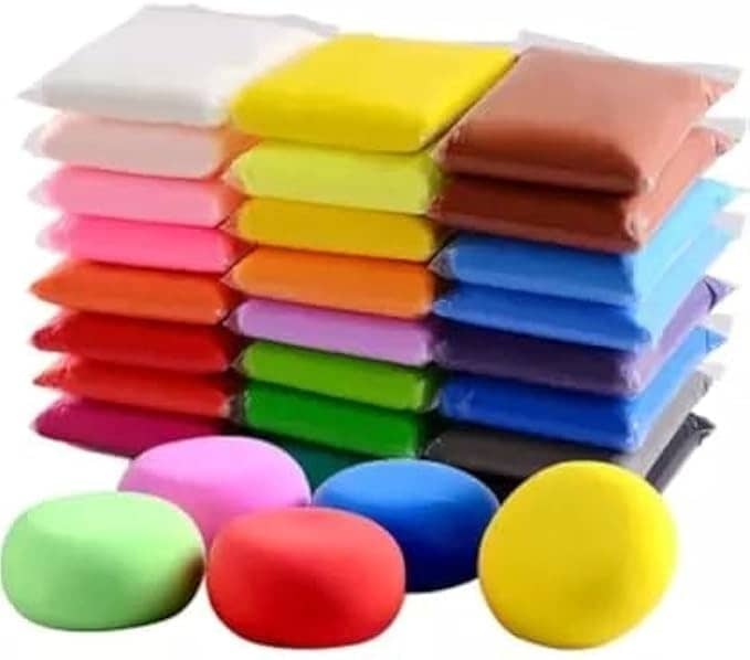 Freedy (Pack of 12) Air Dry Clay, Colorful Children Soft Clay, Creative Art Crafts, Gifts for Kids-Multi Color. Non-Toxic Modeling Magic Fluffy Foam Bouncing Clay Putty Kit for Kids with Tools