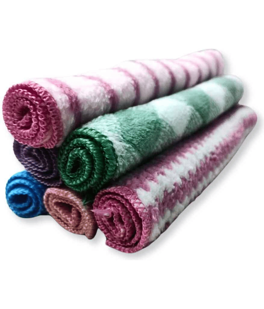 KLEANSHINE Microfiber Face Towel/Handkerchief/Rumal/Extra Soft and Super Absorbent for, Kids and Newborn Baby (Colour & Print May Vary) (25 x 25 CM) Pack of 6 - Jewellery Sets | Buy online on ZillyBuy