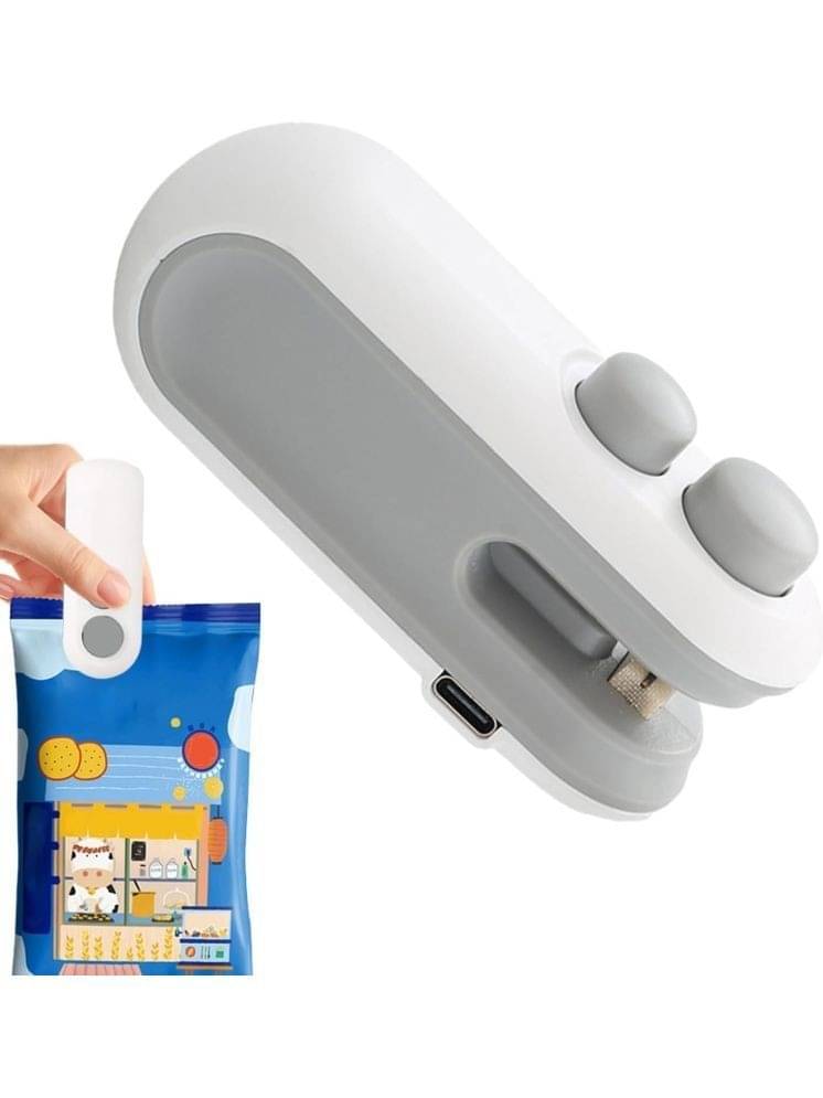     			Portable 2 in 1 Mini Sealing Machine, Handheld Packet Sealer for Food, Snacks, Chips, Fresh Storage, Plastic Bags Sealing Machine