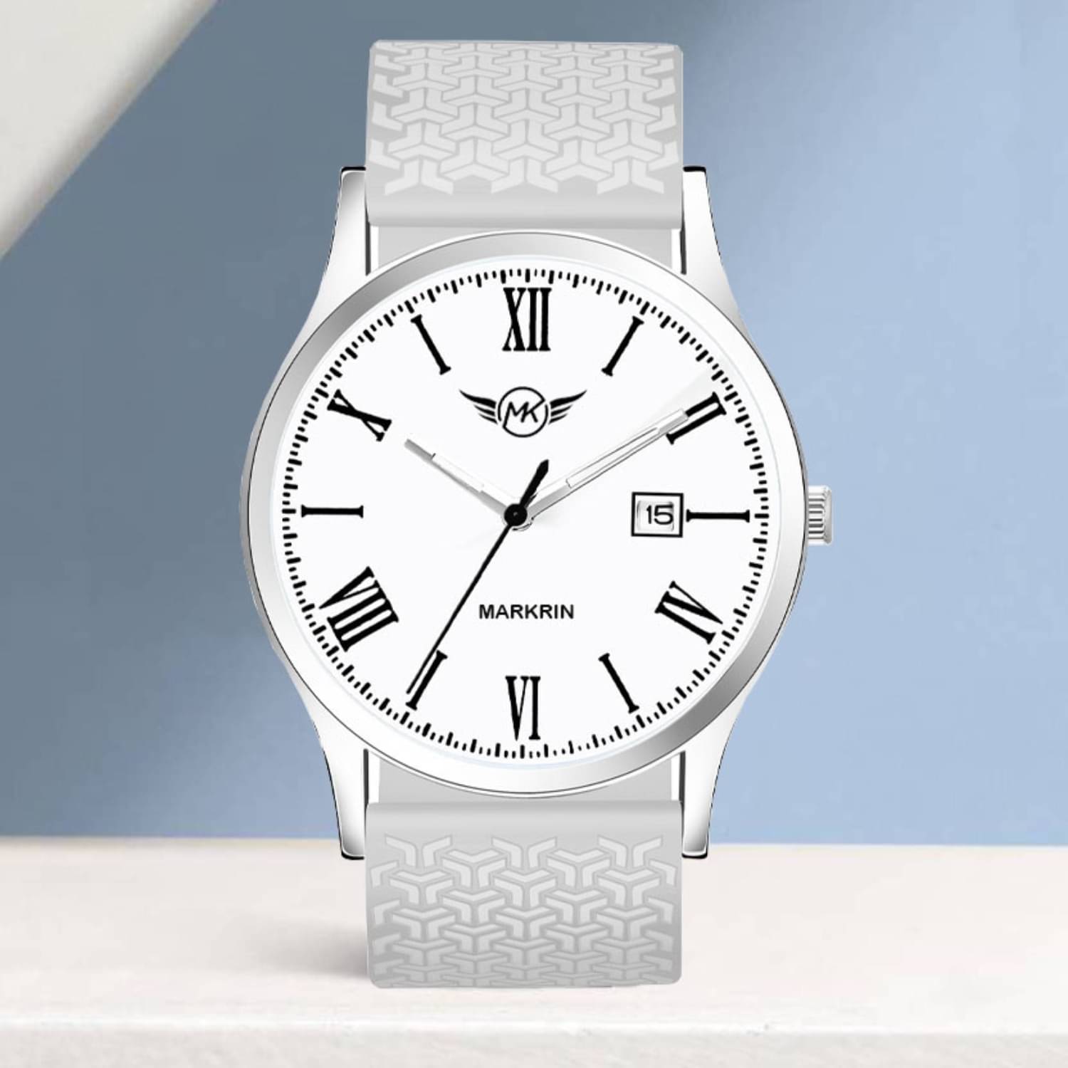     			MARKRIN Dark Grey Silicon Analog Men's Watch