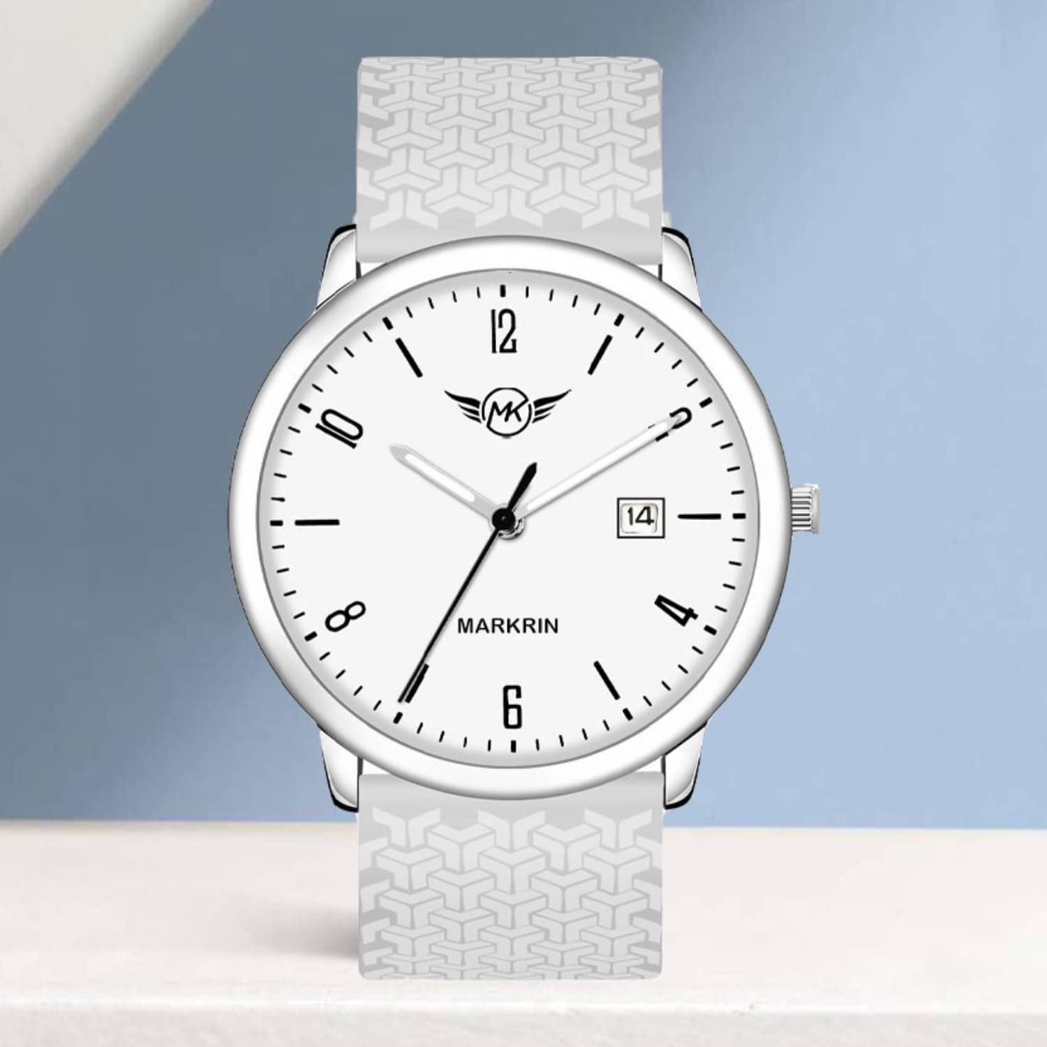     			MARKRIN Dark Grey Silicon Analog Men's Watch