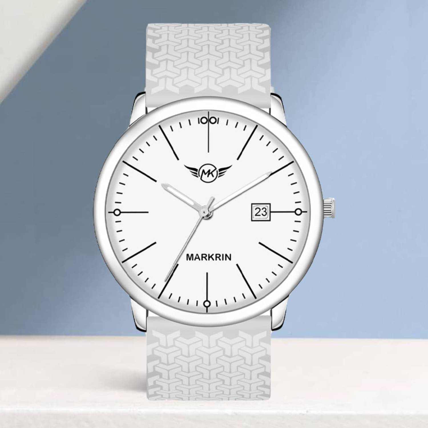     			MARKRIN Dark Grey Silicon Analog Men's Watch