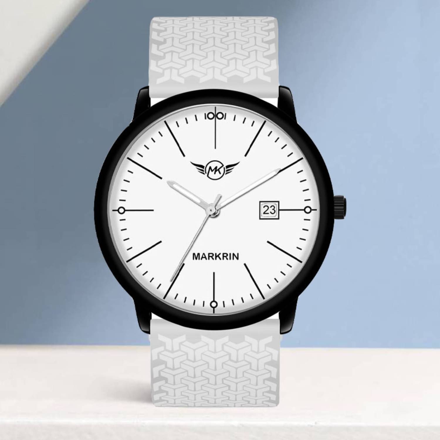    			MARKRIN Dark Grey Silicon Analog Men's Watch
