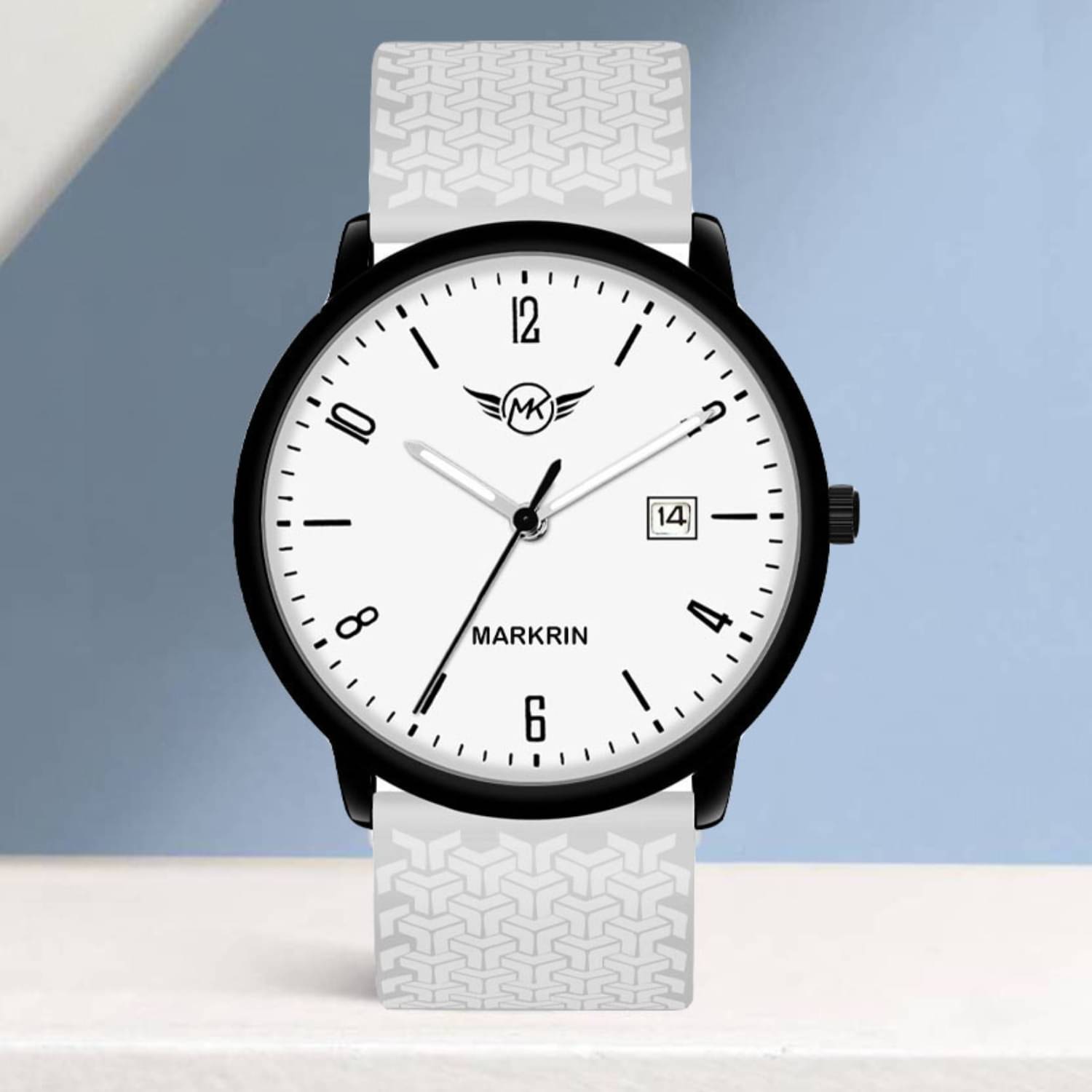     			MARKRIN Dark Grey Silicon Analog Men's Watch