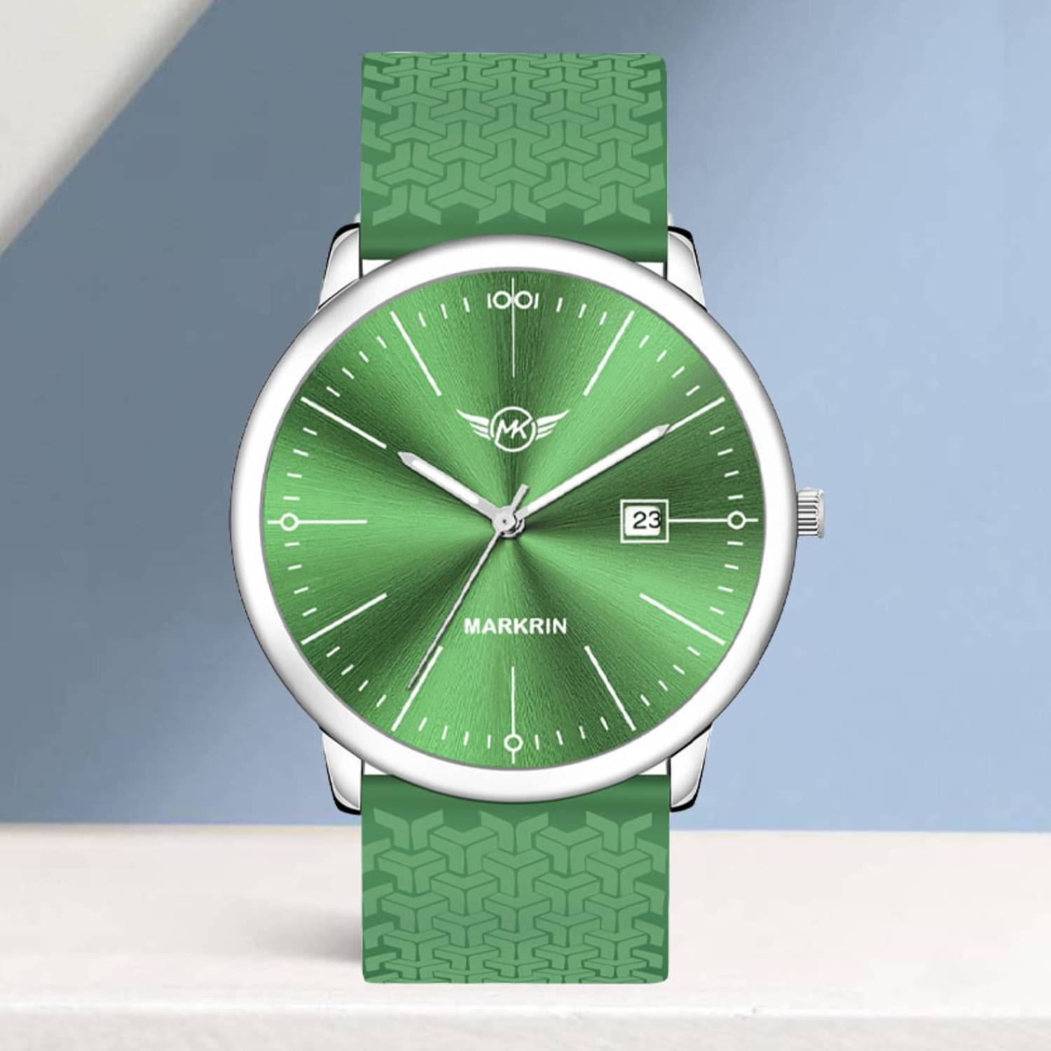     			MARKRIN Green Silicon Analog Men's Watch