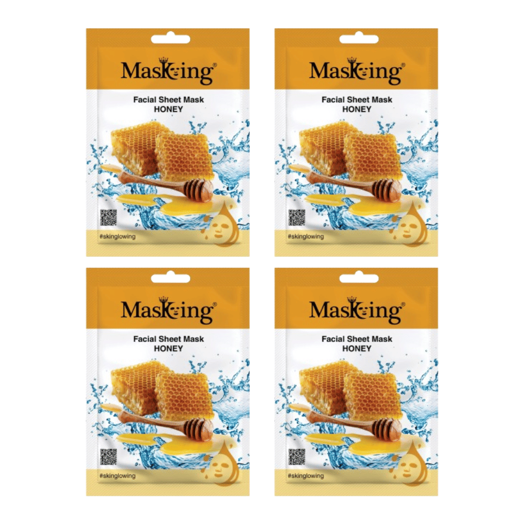     			Masking - Fairness Sheet Mask for All Skin Type ( Pack of 4 )