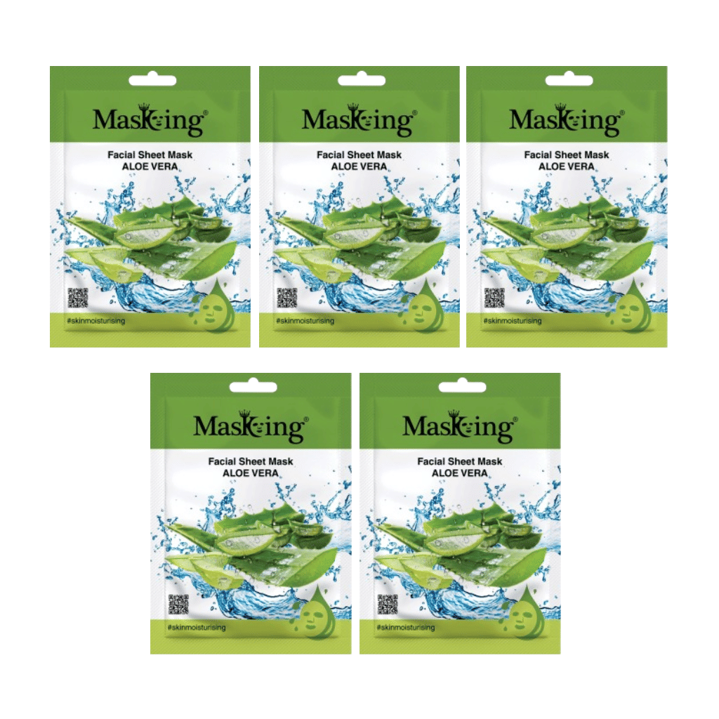     			Masking - Fairness Sheet Mask for Combination Skin ( Pack of 5 )