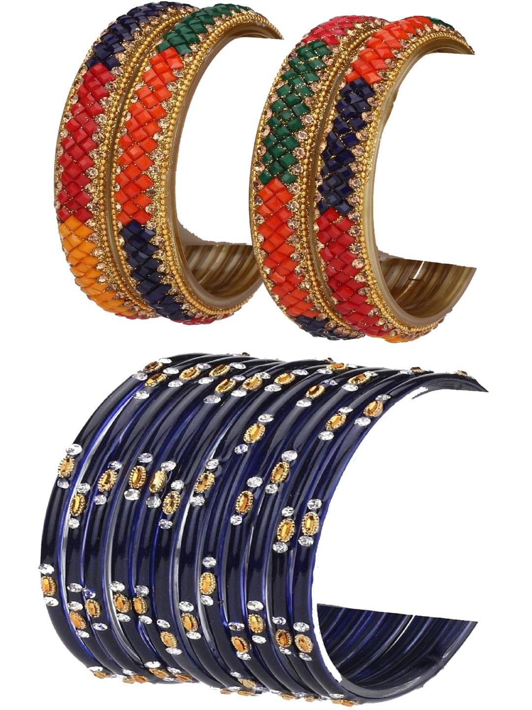 Somil Multicolor Bangle Set ( Pack of 1 ) Somil Multicolor Bangle Set ( Pack of 1 )