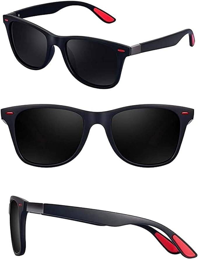     			Tanisha Black Square Sunglasses ( Pack of 1 )