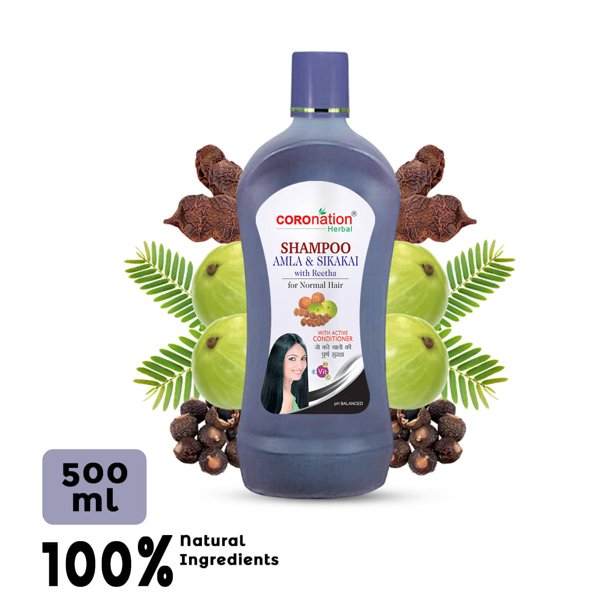 coronation herbal Daily Care Shampoo 500 ml ( Pack of 1 )
