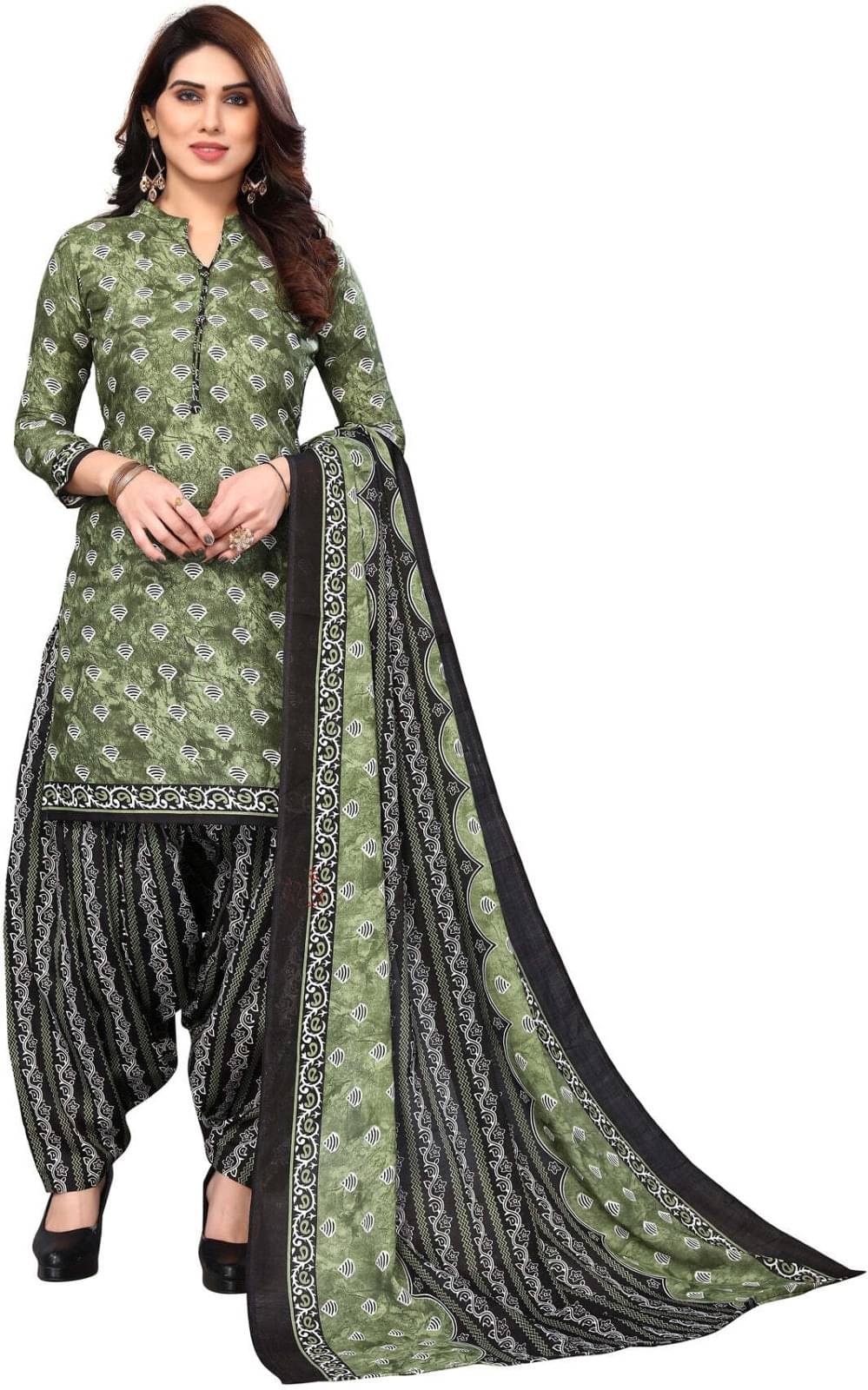 Rajnandini Unstitched Cotton Blend Printed Dress Material - Multicolor 11 ( Pack of 1 ) Rajnandini Unstitched Cotton Blend Printed Dress Material - Multicolor 11 ( Pack of 1 )