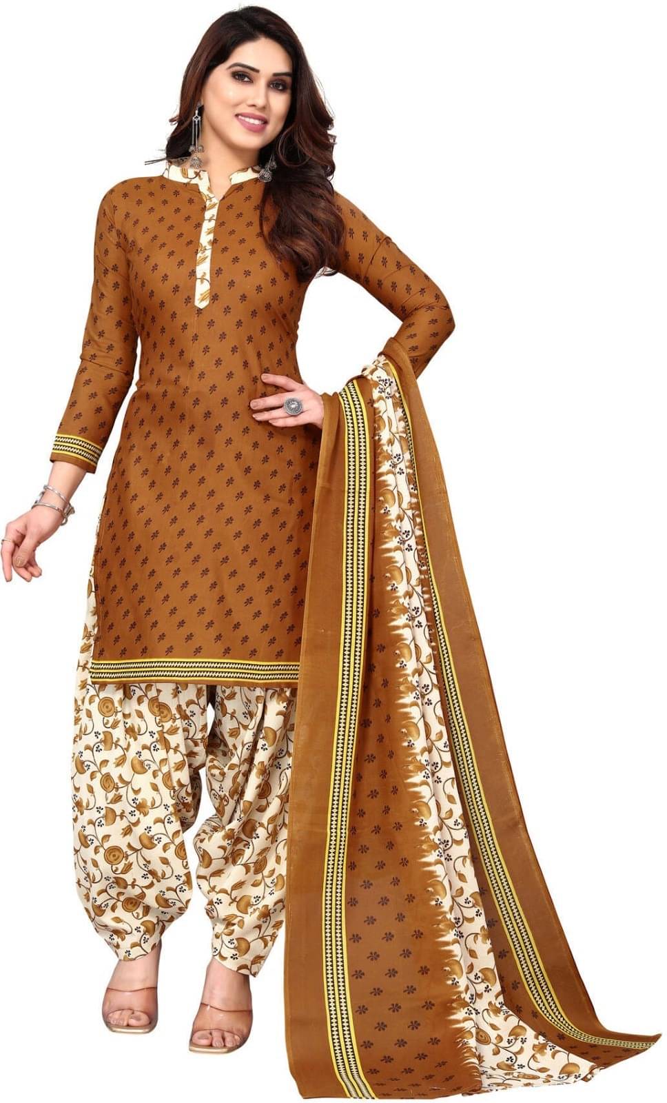 Rajnandini Unstitched Cotton Blend Printed Dress Material - Multicolor 15 ( Pack of 1 ) Rajnandini Unstitched Cotton Blend Printed Dress Material - Multicolor 15 ( Pack of 1 )