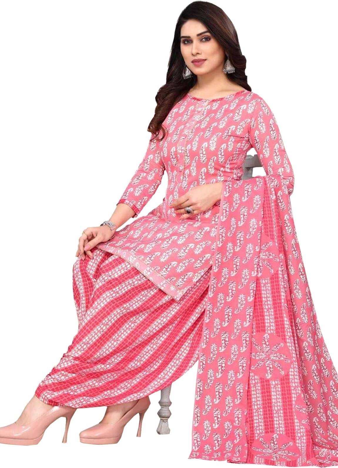 Rajnandini Unstitched Cotton Blend Printed Dress Material - Multicolor 4 ( Pack of 1 ) Rajnandini Unstitched Cotton Blend Printed Dress Material - Multicolor 4 ( Pack of 1 )