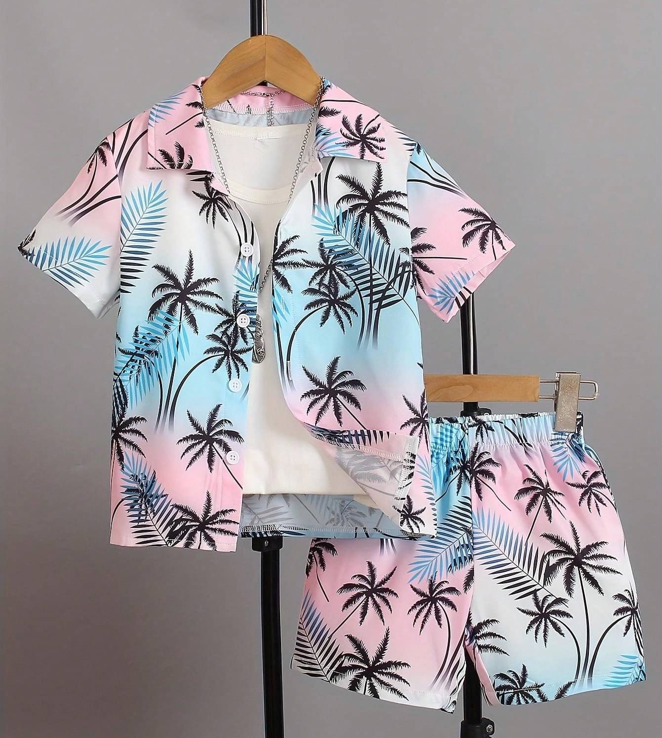     			Arshia Fashions Pack of 1 Boys Cotton Blend Shirt & Shorts Set ( White )