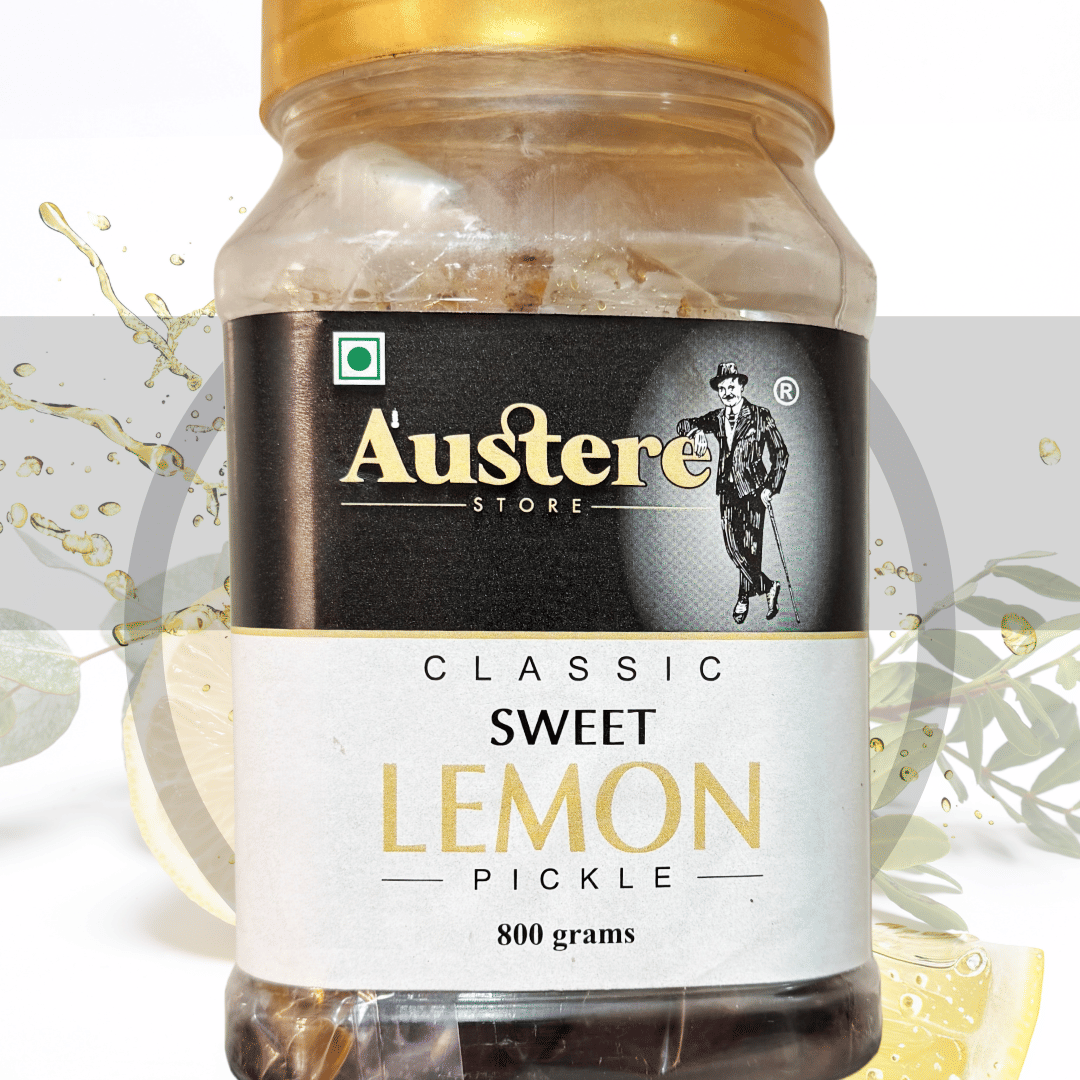     			Austere Sweet lemon Fruit Pickle 800 g