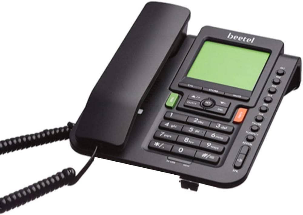     			Beetel M71 Black Corded Landline Phone ( Black )