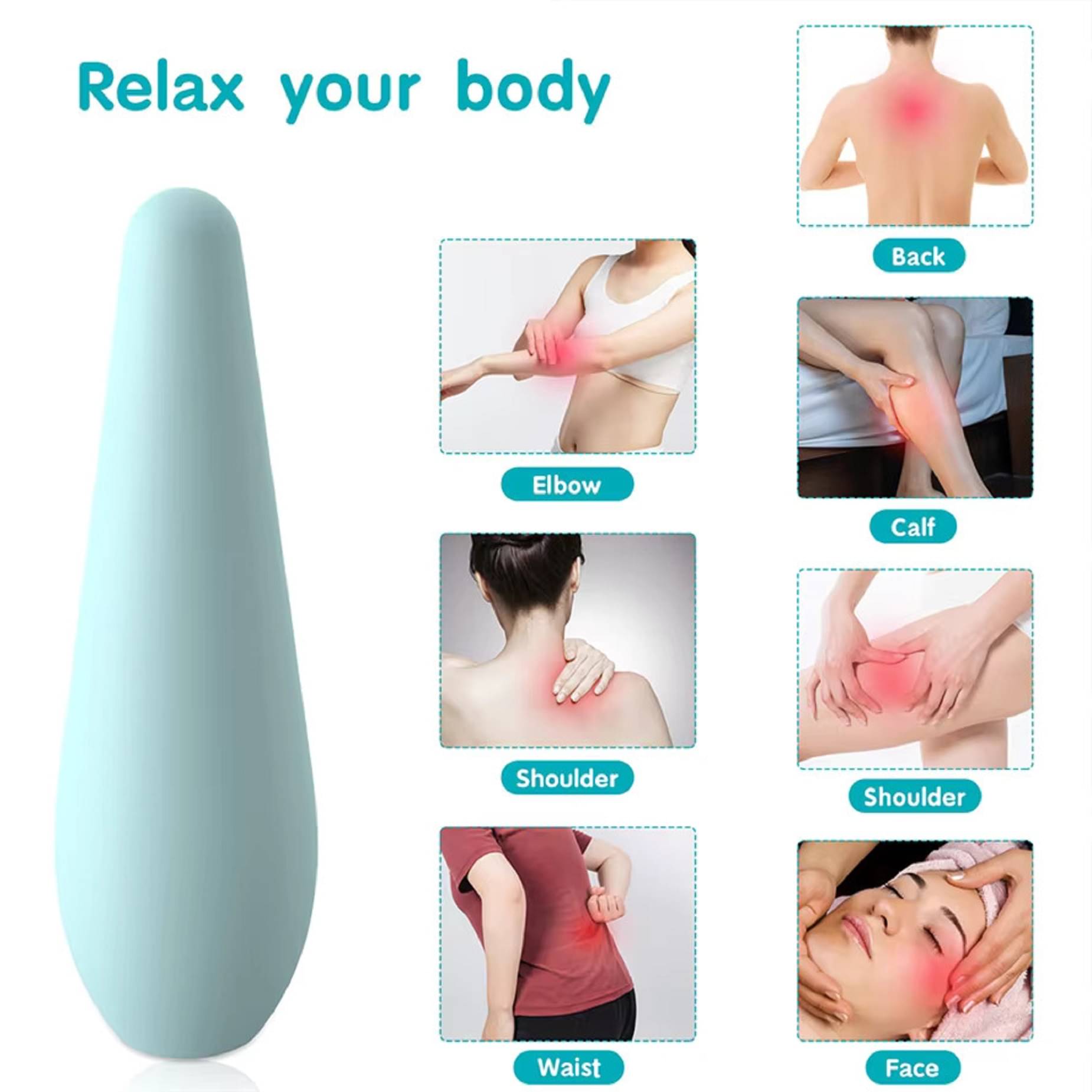     			Breckelle's Pulse 5 Modes Portable Manual Massager