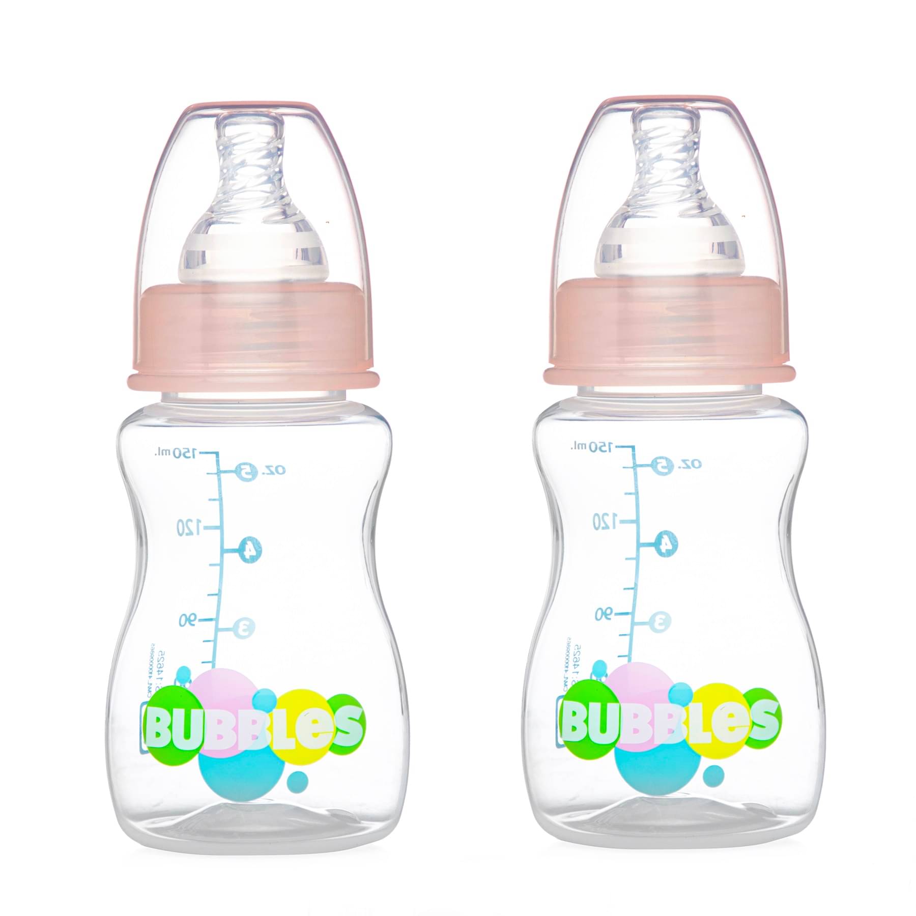     			Bubbles 125 Pink Feeding Bottle ( Pack of 2 )