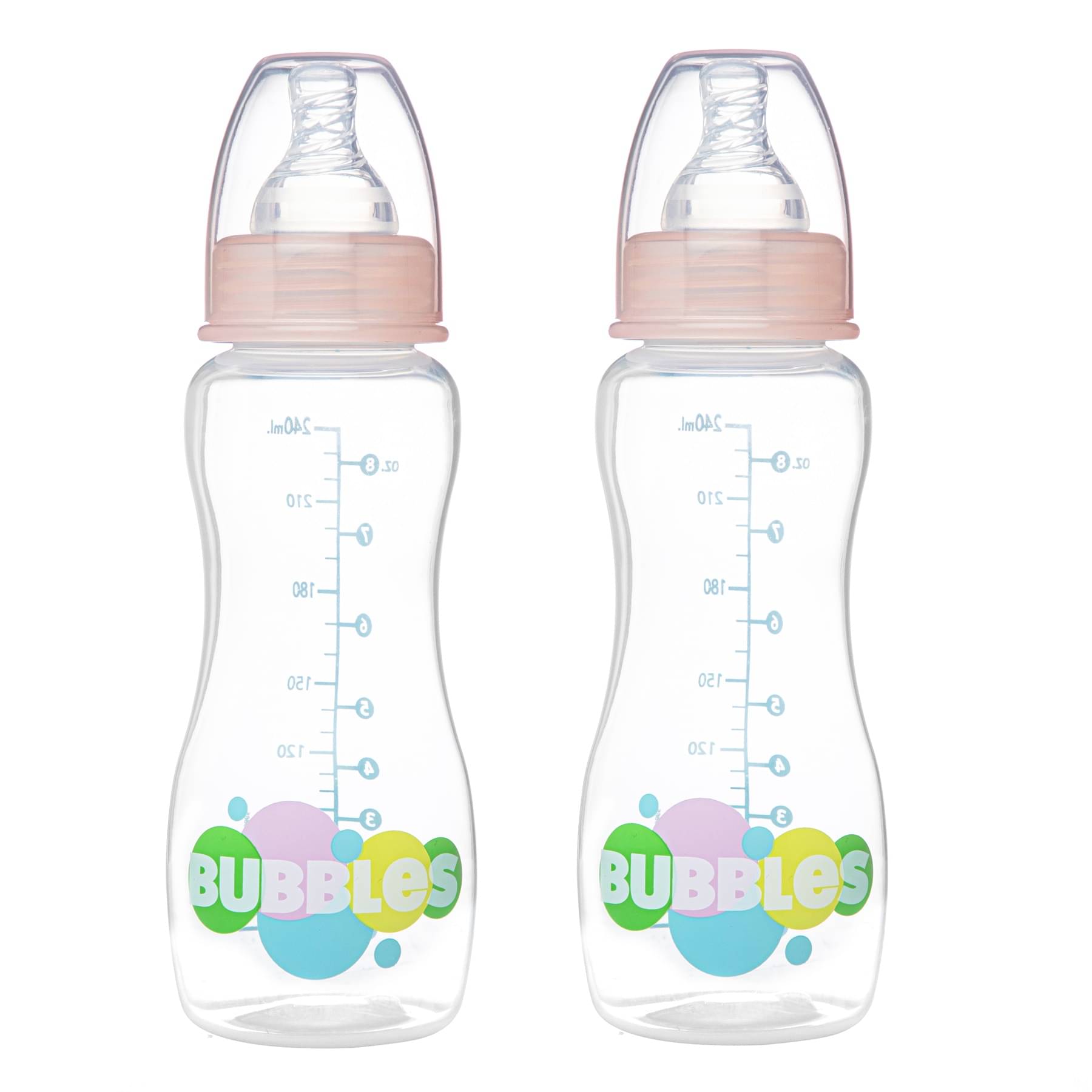     			Bubbles 250 Pink Feeding Bottle ( Pack of 2 )