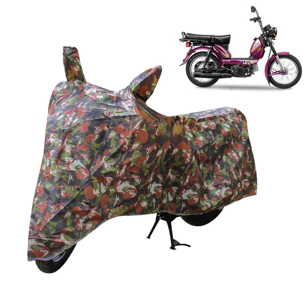 CARNEST Bike Body Cover for TVS XL 100 Comfort ( Pack of 1 ) , Jungle CARNEST Bike Body Cover for TVS XL 100 Comfort ( Pack of 1 ) , Jungle