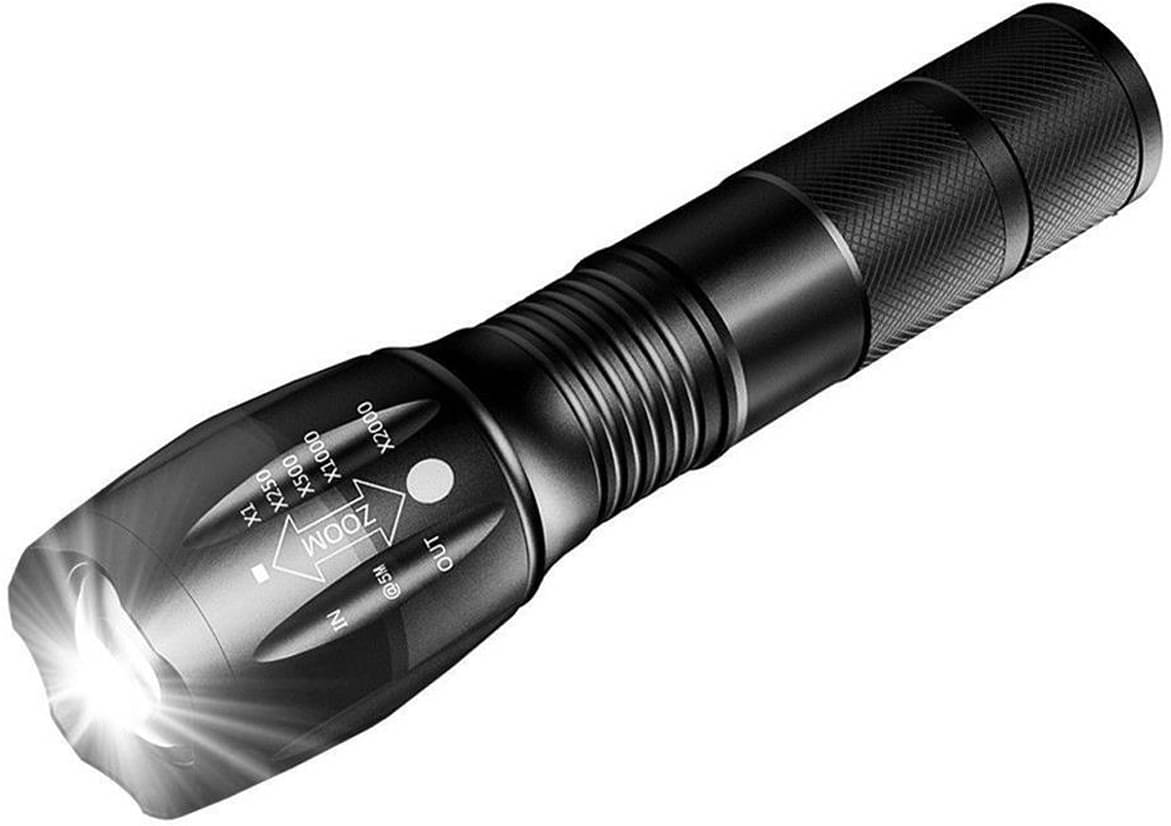     			CROSTAL - 12W Rechargeable Flashlight Torch ( Pack of 1 )