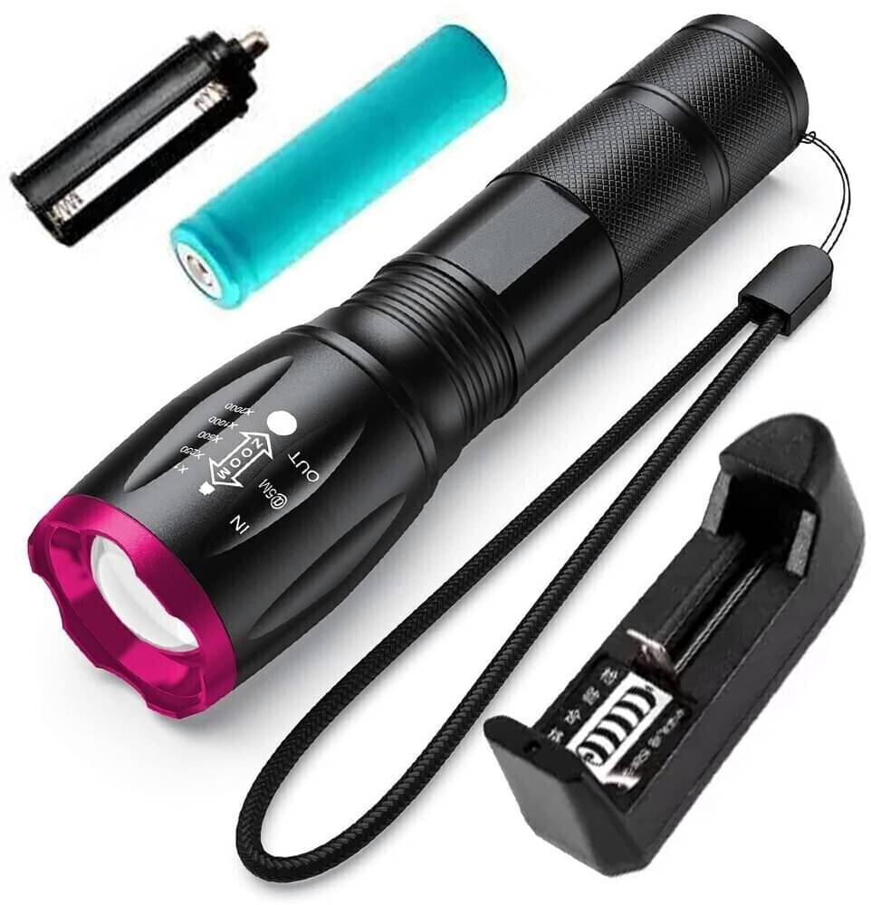     			CROSTAL - 20W Rechargeable Flashlight Torch ( Pack of 1 )