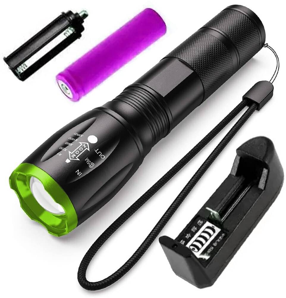 CROSTAL - 2W Rechargeable Flashlight Torch ( Pack of 1 ) CROSTAL - 2W Rechargeable Flashlight Torch ( Pack of 1 )