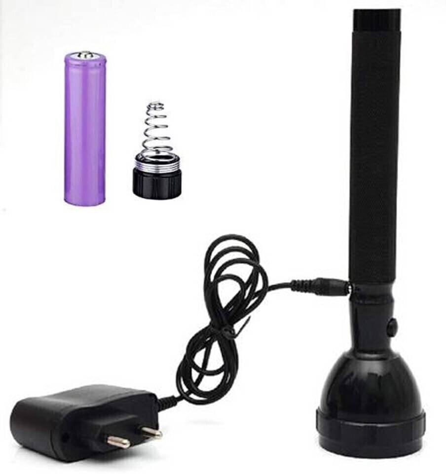CROSTAL - 2W Rechargeable Flashlight Torch ( Pack of 1 ) CROSTAL - 2W Rechargeable Flashlight Torch ( Pack of 1 )