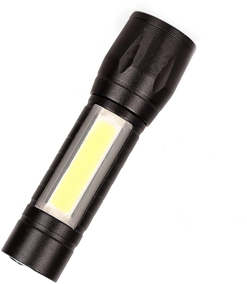     			CROSTAL - 2W Rechargeable Flashlight Torch ( Pack of 1 )