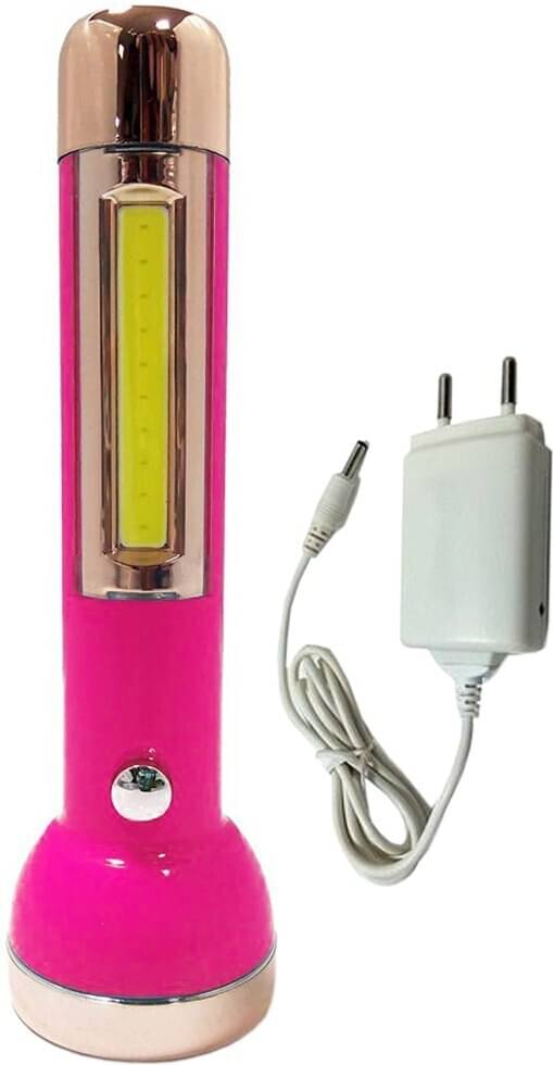CROSTAL - 2W Rechargeable Flashlight Torch ( Pack of 1 ) CROSTAL - 2W Rechargeable Flashlight Torch ( Pack of 1 )