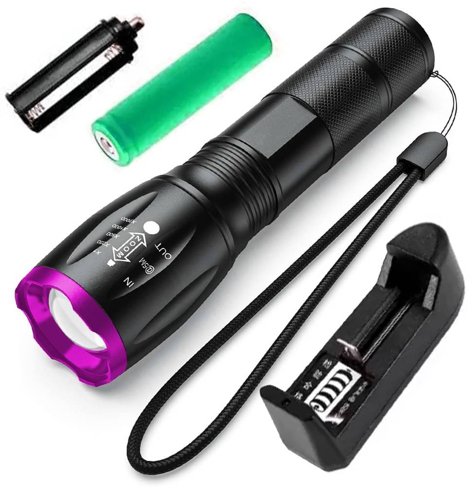     			CROSTAL - 2W Rechargeable Flashlight Torch ( Pack of 1 )