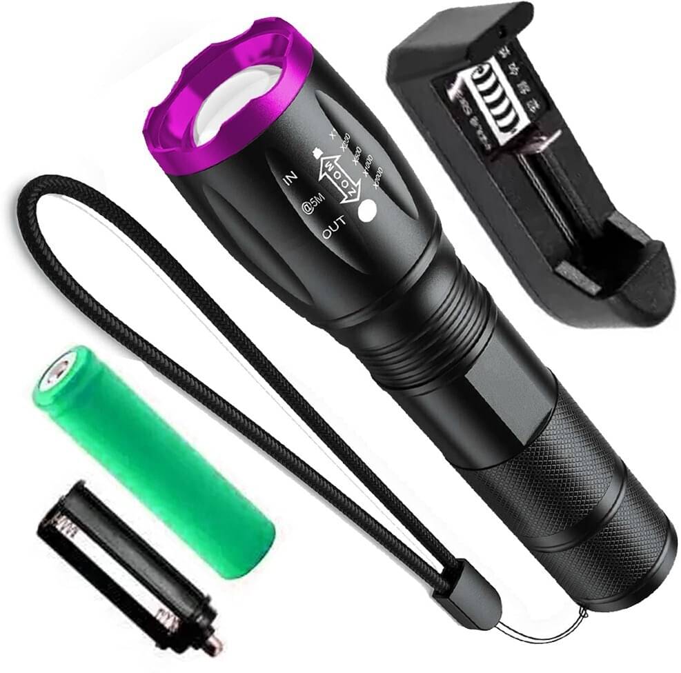 CROSTAL - 2W Rechargeable Flashlight Torch ( Pack of 1 ) CROSTAL - 2W Rechargeable Flashlight Torch ( Pack of 1 )