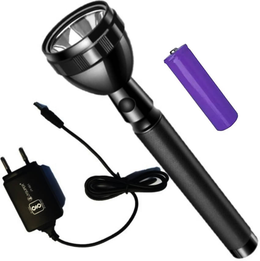     			CROSTAL - 2W Rechargeable Flashlight Torch ( Pack of 1 )