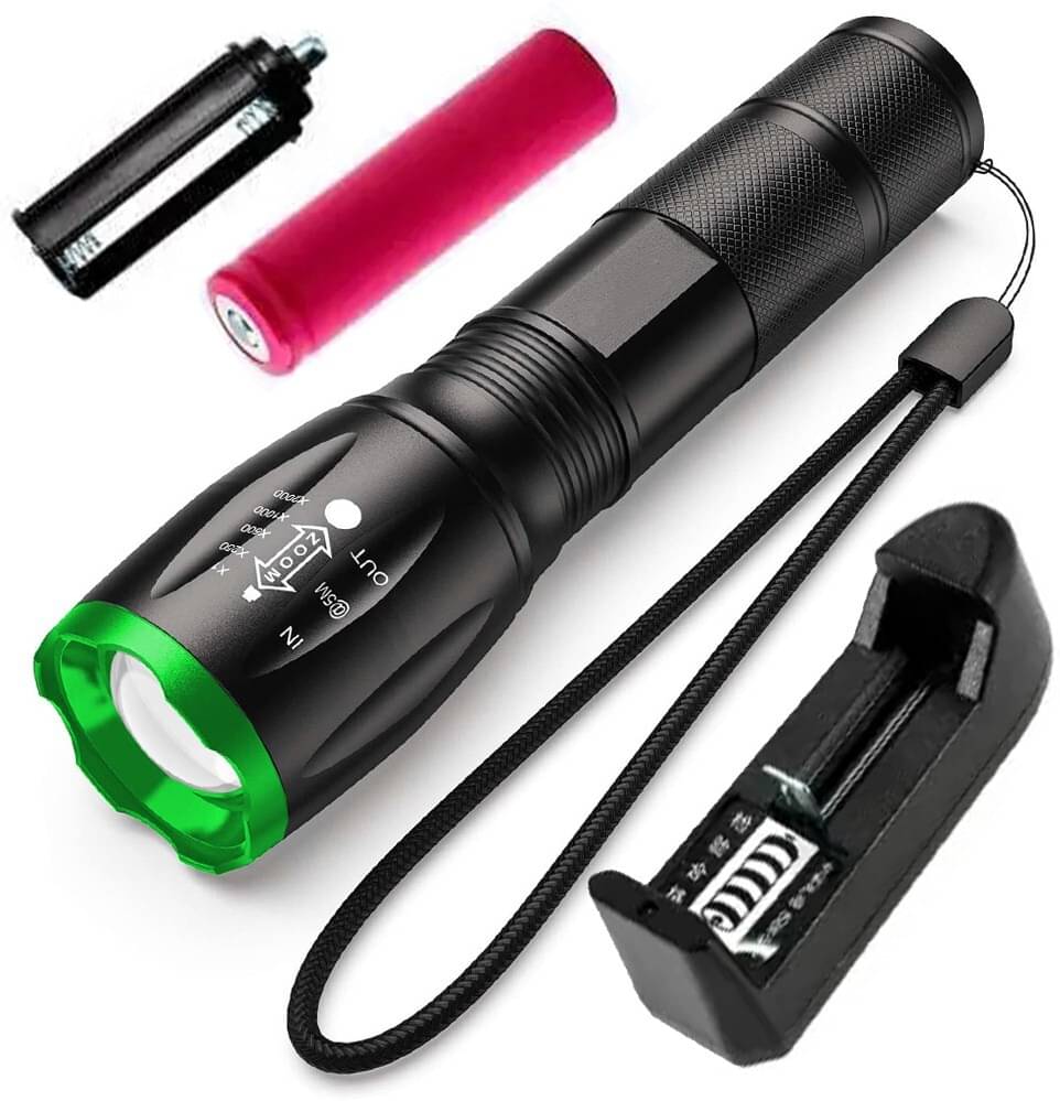     			CROSTAL - 2W Rechargeable Flashlight Torch ( Pack of 1 )