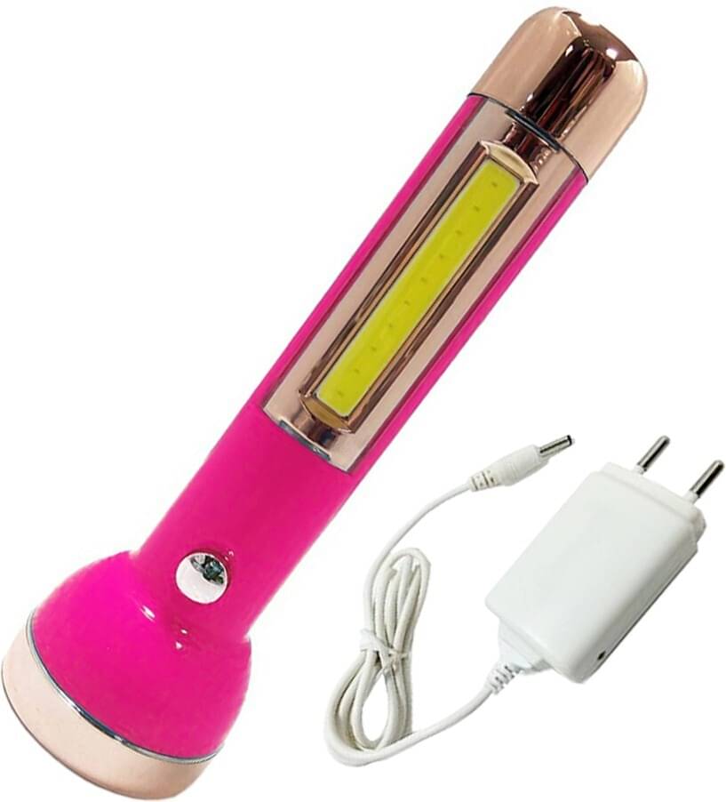 CROSTAL - 2W Rechargeable Flashlight Torch ( Pack of 1 ) CROSTAL - 2W Rechargeable Flashlight Torch ( Pack of 1 )