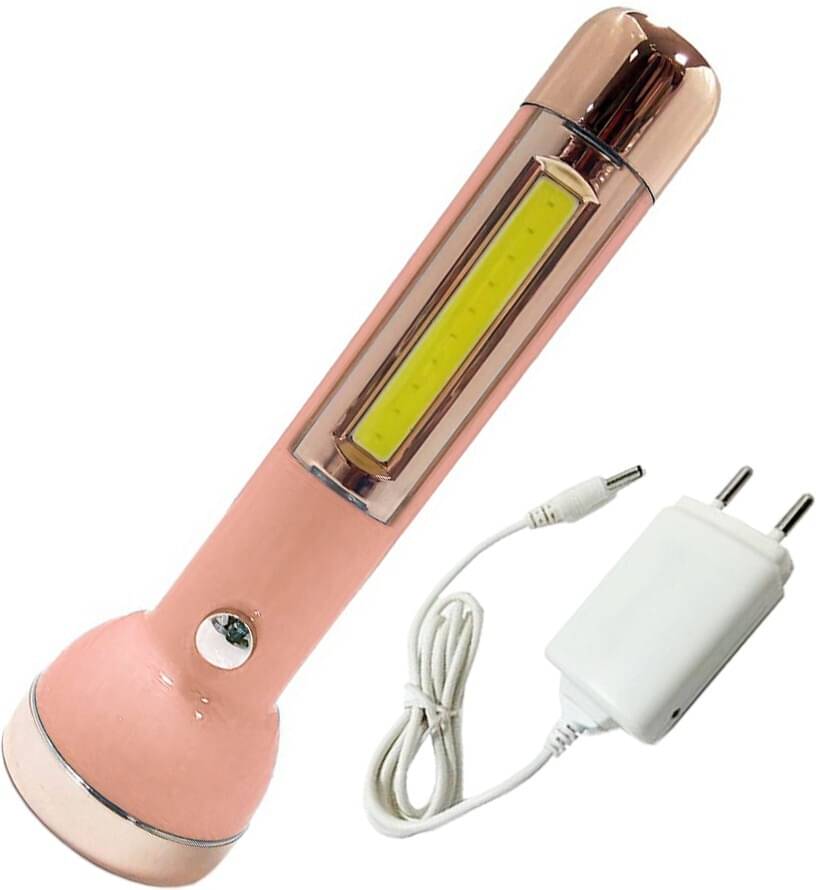     			CROSTAL - 2W Rechargeable Flashlight Torch ( Pack of 1 )