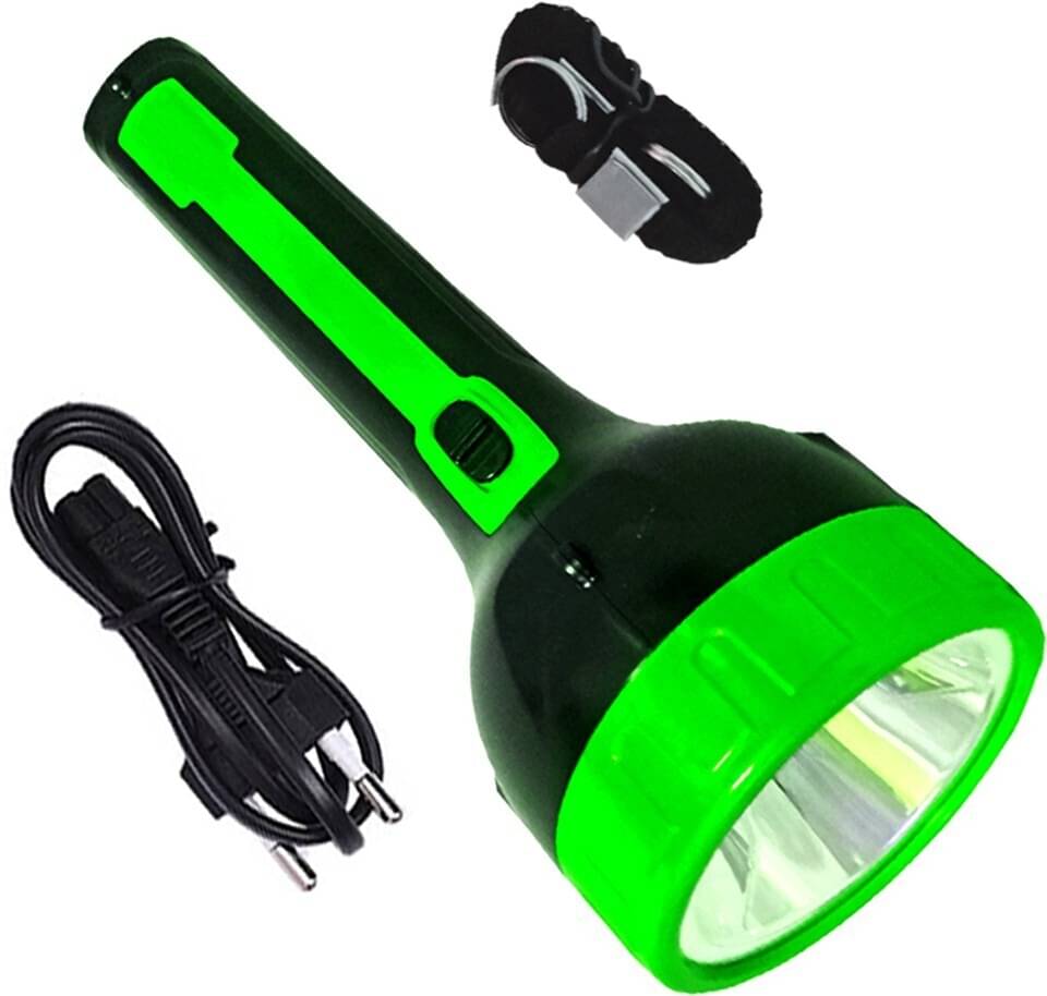     			CROSTAL - 9W Rechargeable Flashlight Torch ( Pack of 1 )