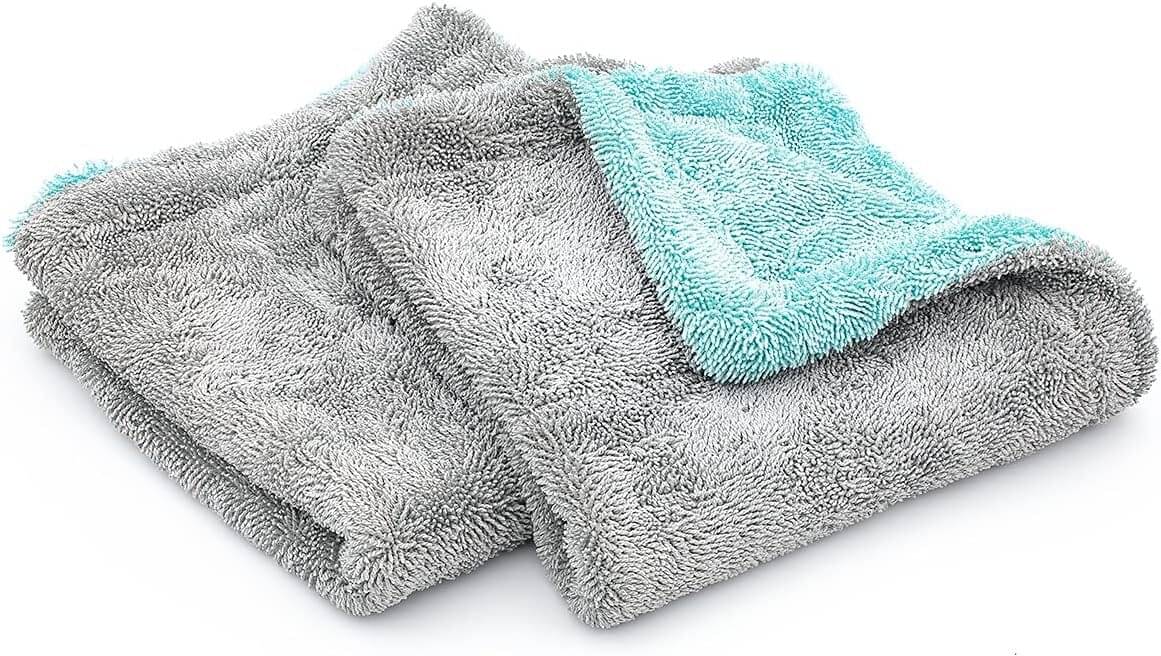    			Caronix Blue 1200 GSM Microfiber Cloth For Automobile ( Pack of 2 )