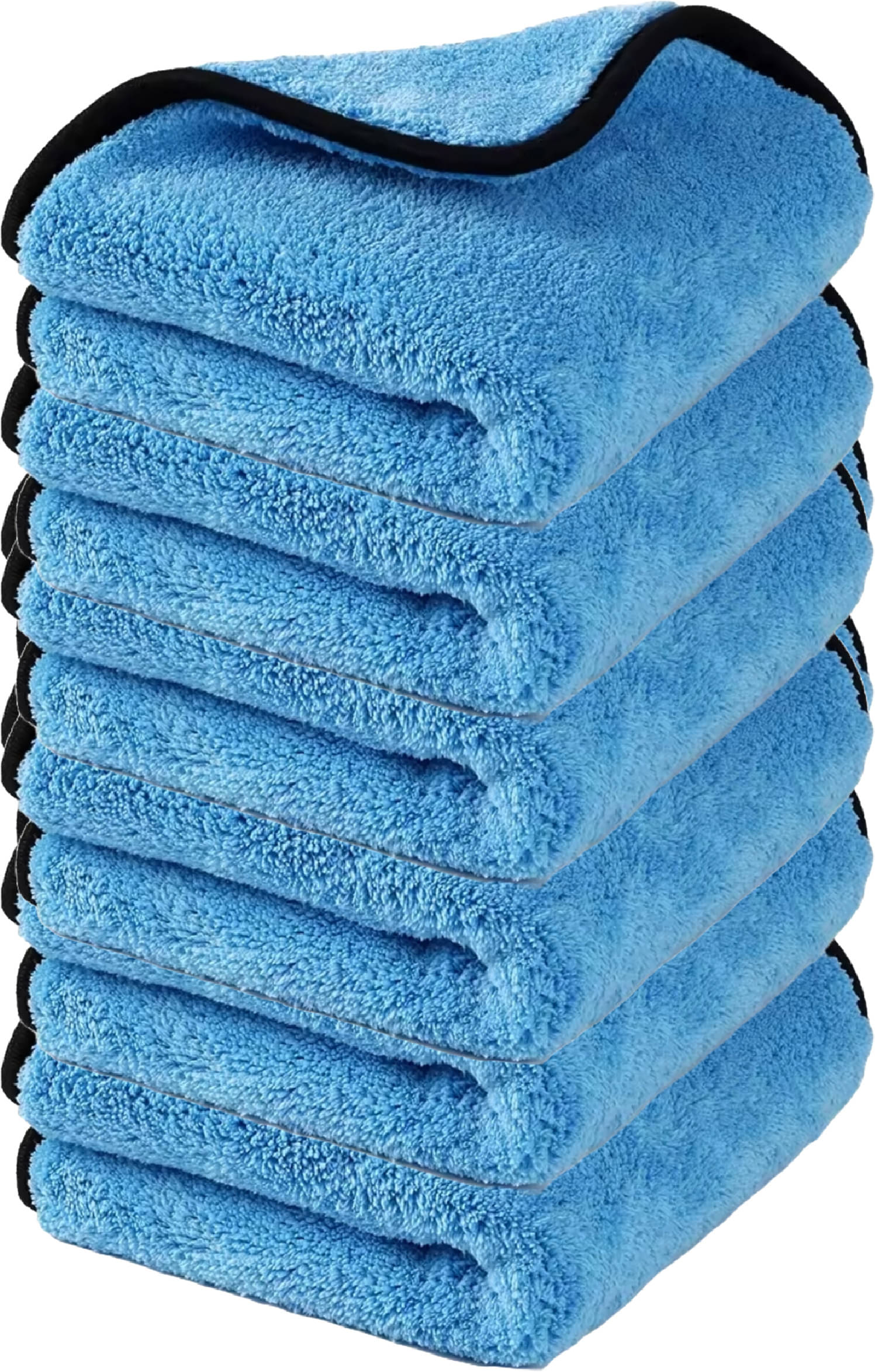     			Caronix Blue 600 GSM Microfiber Cloth For Automobile ( Pack of 6 )