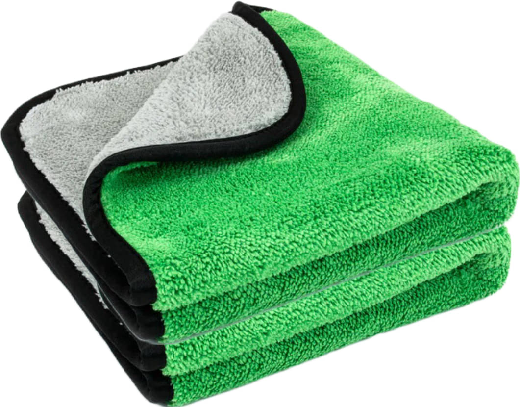     			Caronix Green 600 GSM Microfiber Cloth For Automobile ( Pack of 2 )
