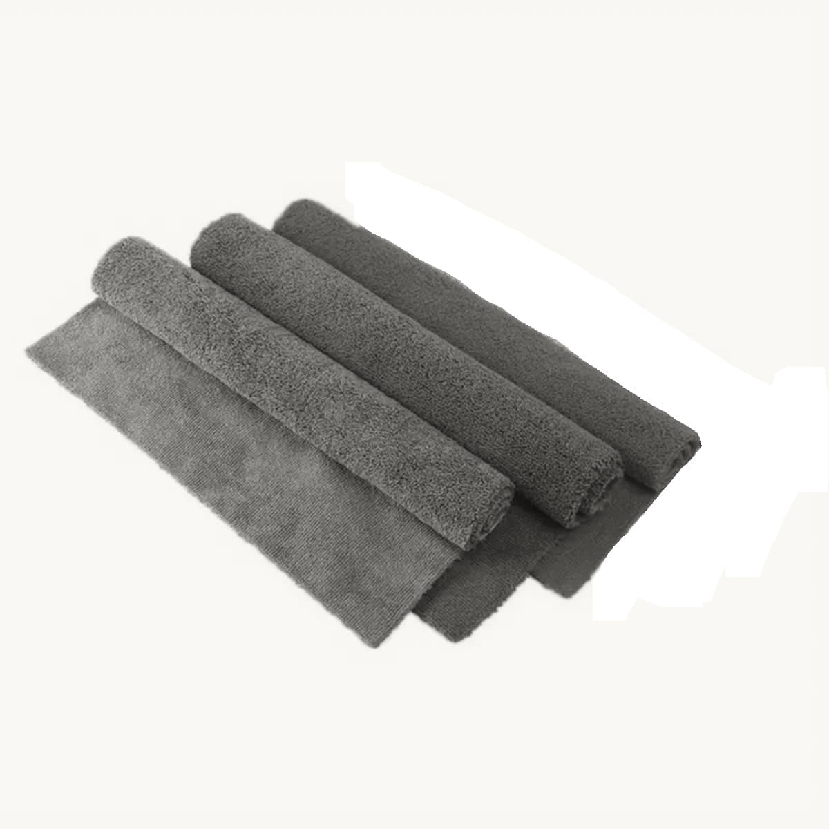     			Caronix Grey 340 GSM Microfiber Cloth For Automobile ( Pack of 3 )