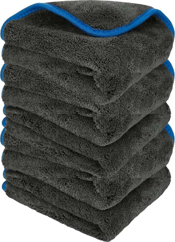 Caronix Grey 600 GSM Microfiber Cloth For Automobile ( Pack of 5 ) Caronix Grey 600 GSM Microfiber Cloth For Automobile ( Pack of 5 )