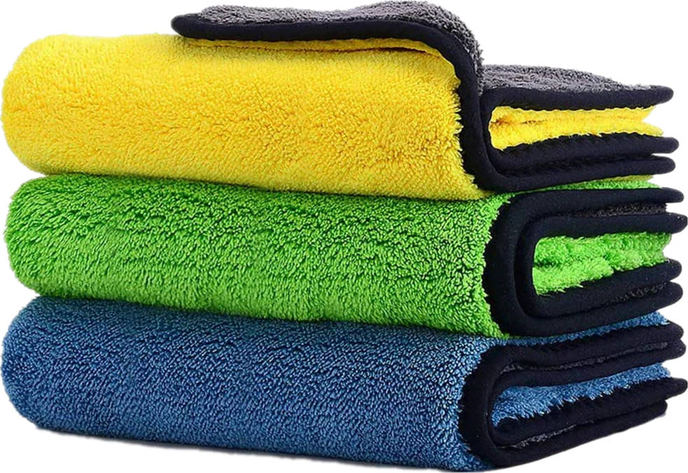 Caronix Multicolor 600 GSM Microfiber Cloth For Automobile ( Pack of 3 ) Caronix Multicolor 600 GSM Microfiber Cloth For Automobile ( Pack of 3 )