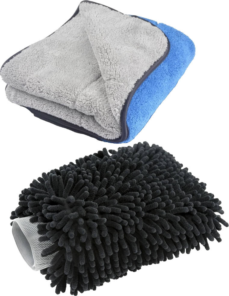     			Caronix Multicolor 800 GSM Microfiber Cloth For Automobile ( Pack of 2 )